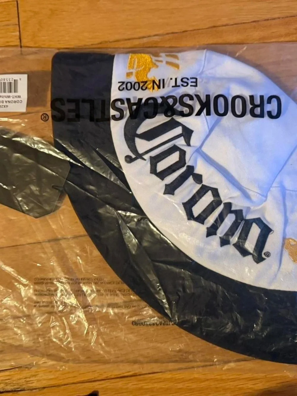 Corona Branded Black & White Bucket Hat - Unisex